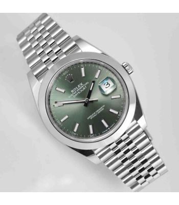 Rolex Datejust 41mm Mintgreen Jubilee 126300