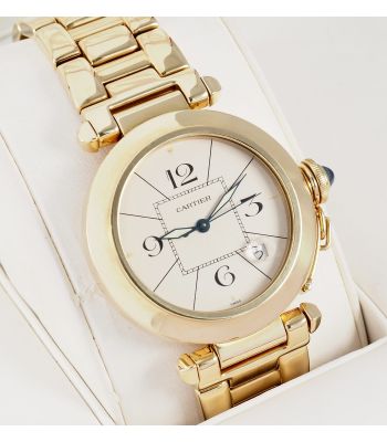Cartier Pasha 18 karat full gold