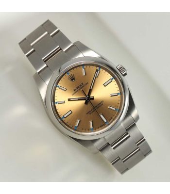 Rolex Oyster Perpetual 34mm white grape watch only