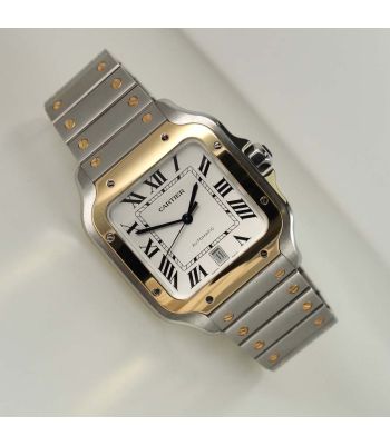 Cartier Santos Large Two Tone Extra strap w2sa0009 2022