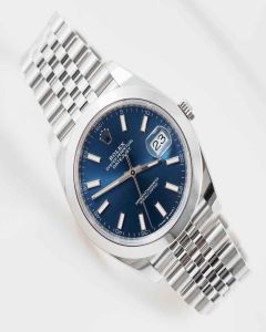 Rolex Datejust 41 mm Blue Dial Jubilee 126300
