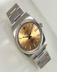 Rolex Oyster Perpetual 34mm white grape watch only