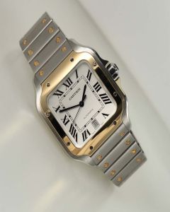 Cartier Santos Large Two Tone Extra strap w2sa0009 2022